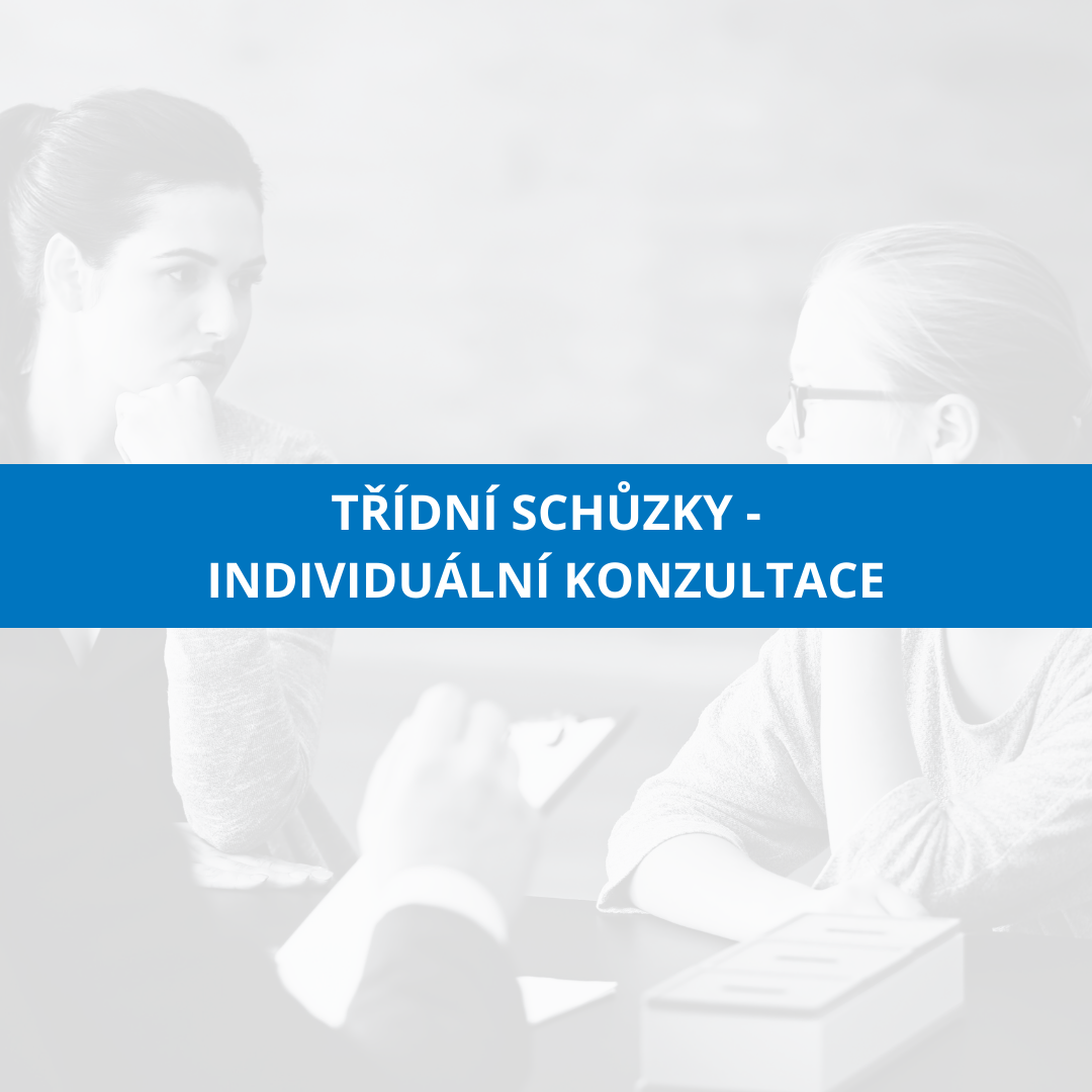 Třídní schůzky – konzultace Třídní schůzky – konzultace