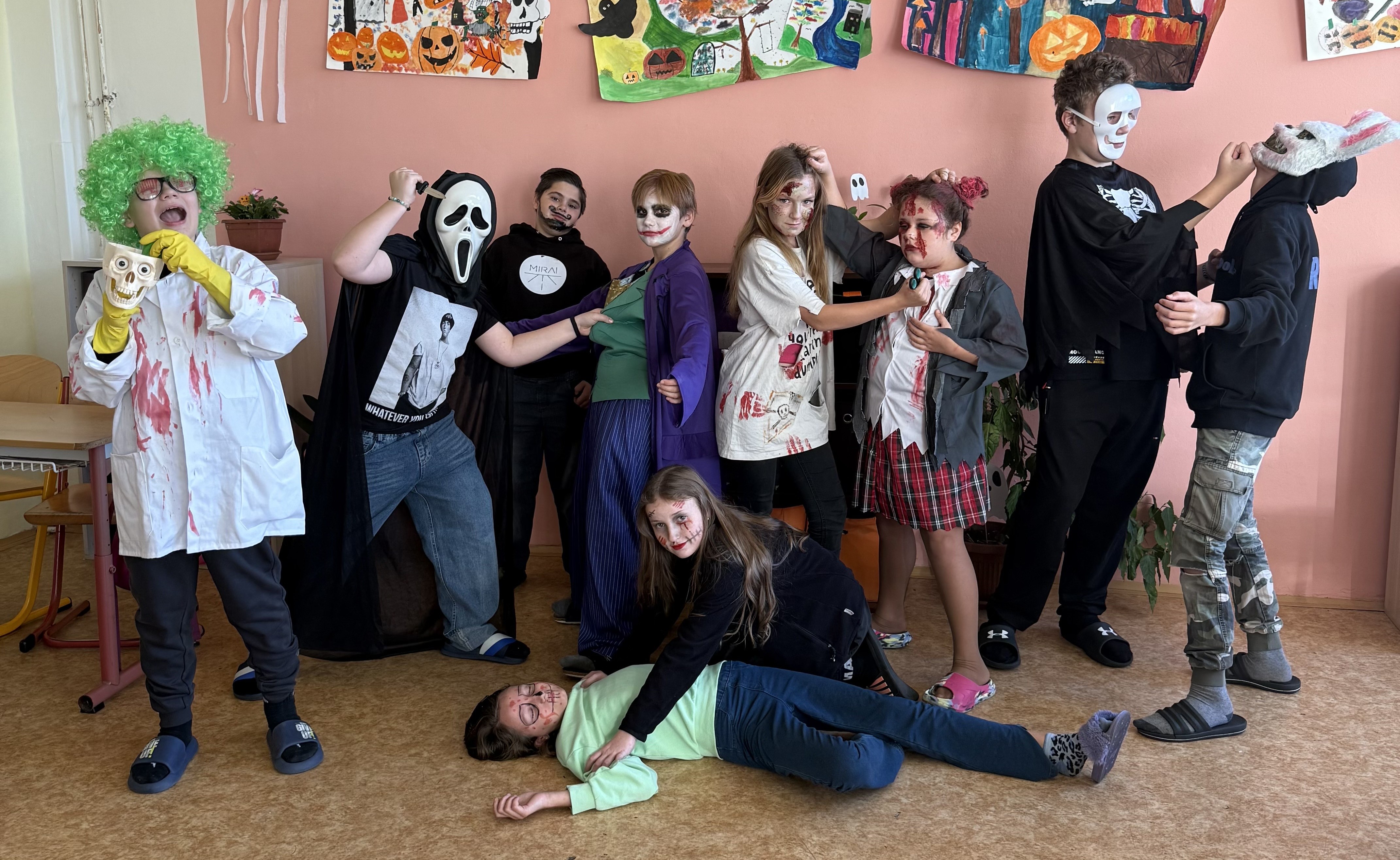 Halloween očima žákyně 5.A