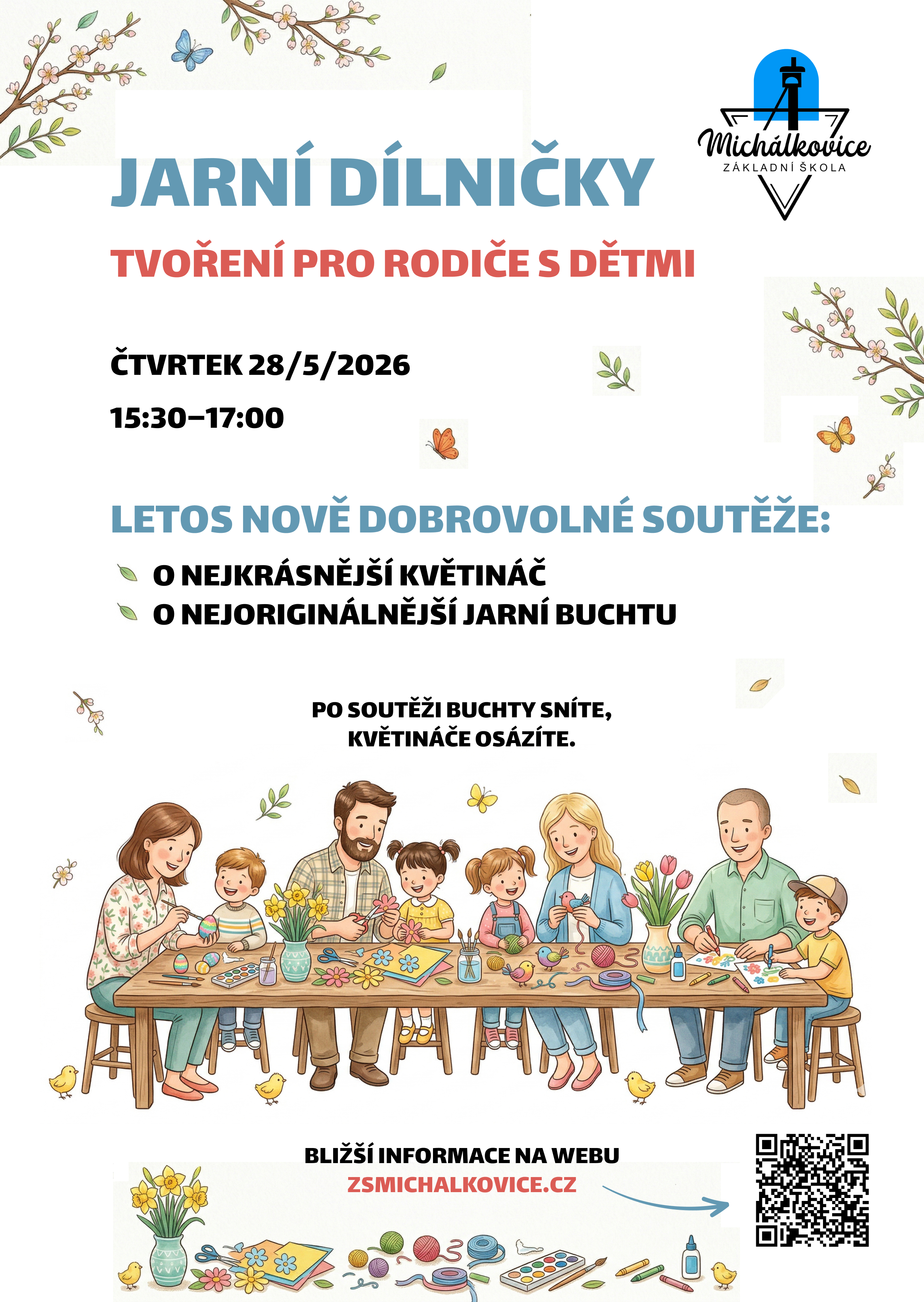 Jarní dílničky: Tvoření pro rodiče s dětmi