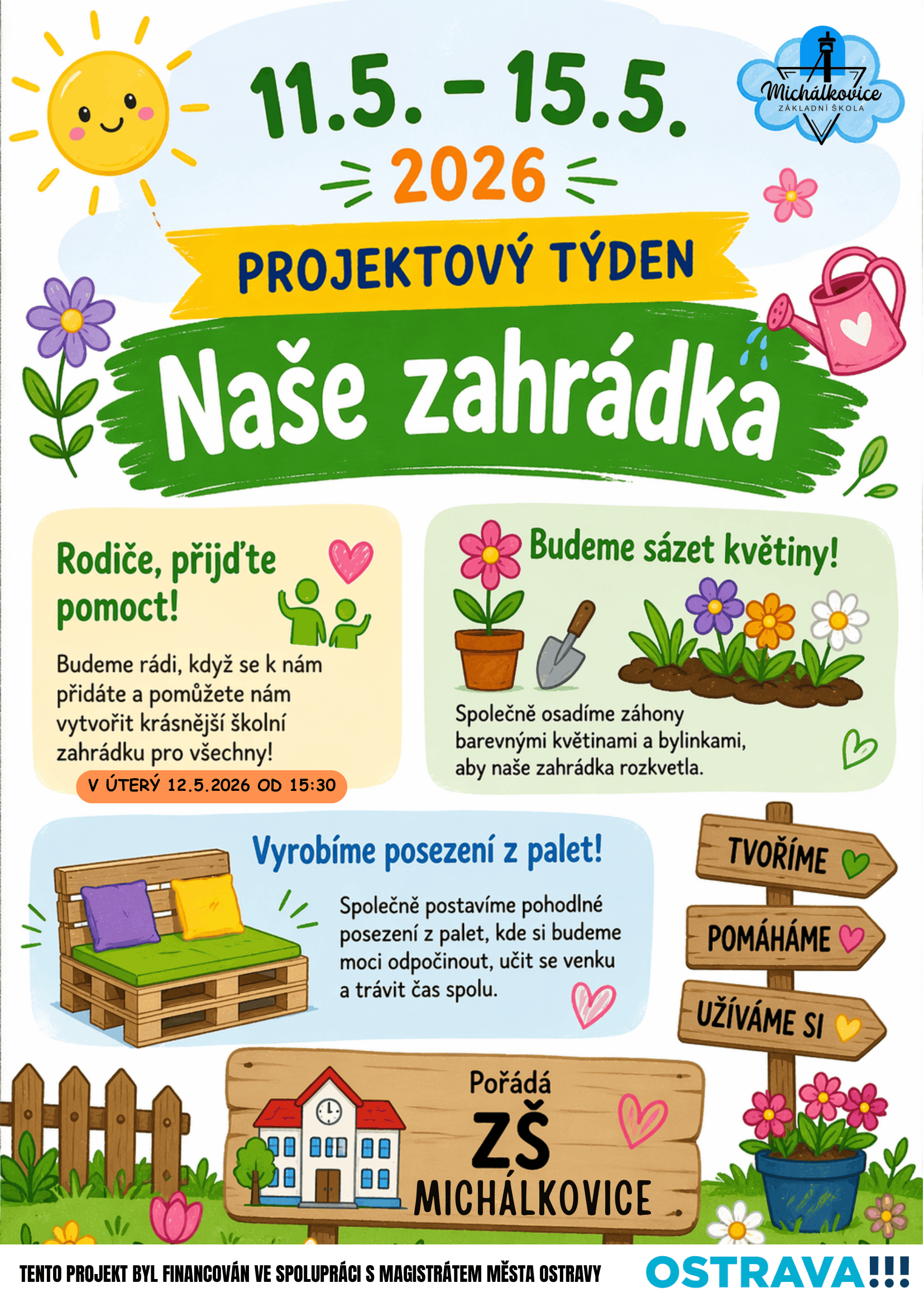 Naše zahrádka – projektový týden 11.-15.&nbsp;5.